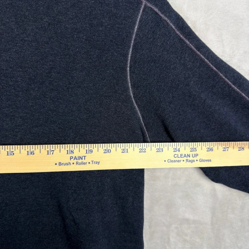 Robert Graham Quarter Zip Pullover Mens 2XL Classic Fit Contrast Stitch‎ Gray